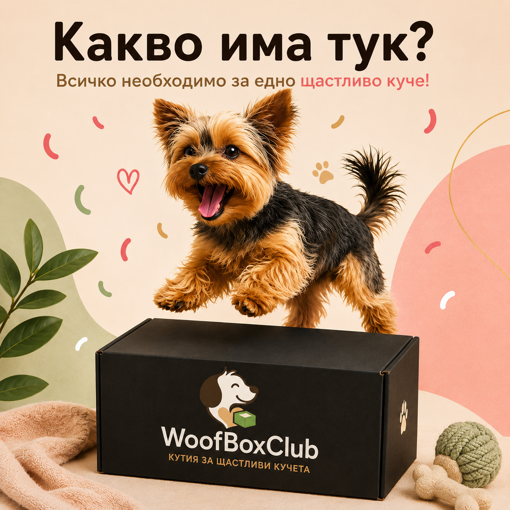 🐾 WoofBoxClub – кутия за щастливи кучета