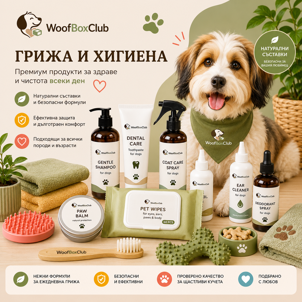 🐾 WoofBoxClub – кутия за щастливи кучета