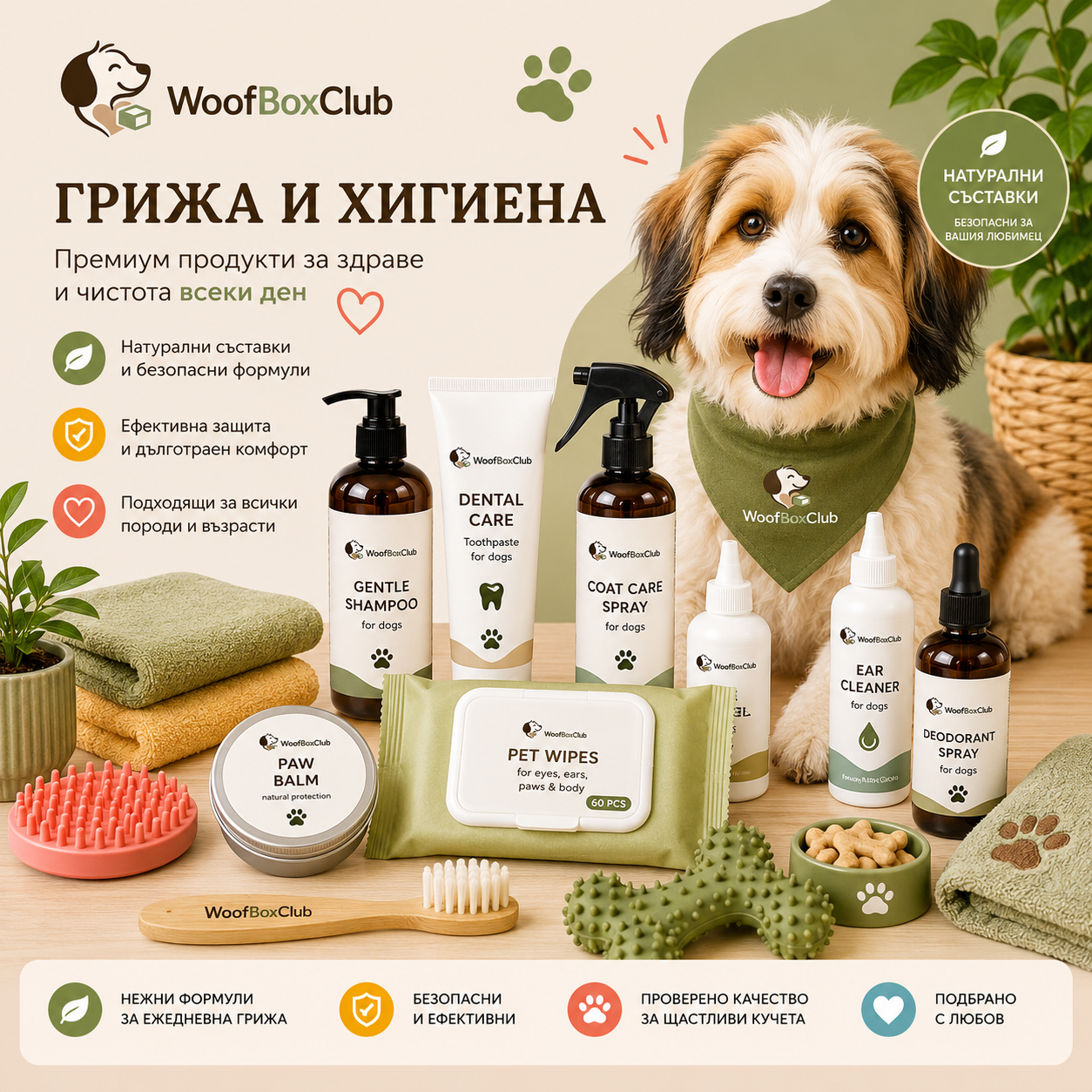 🐾 WoofBoxClub – кутия за щастливи кучета